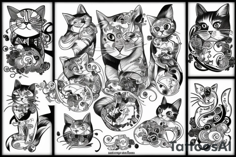 katze tattoo idea