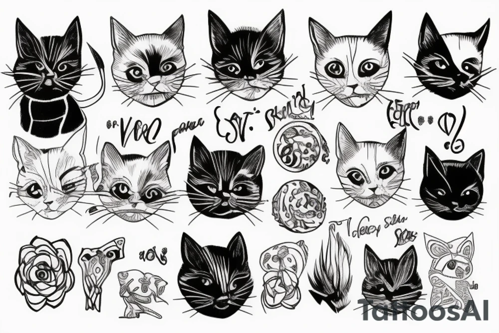 katze tattoo idea