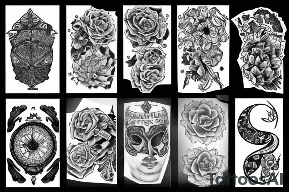 Discipline and emotional control tattoo idea