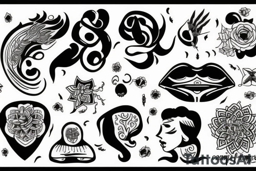Discipline and emotional control tattoo idea