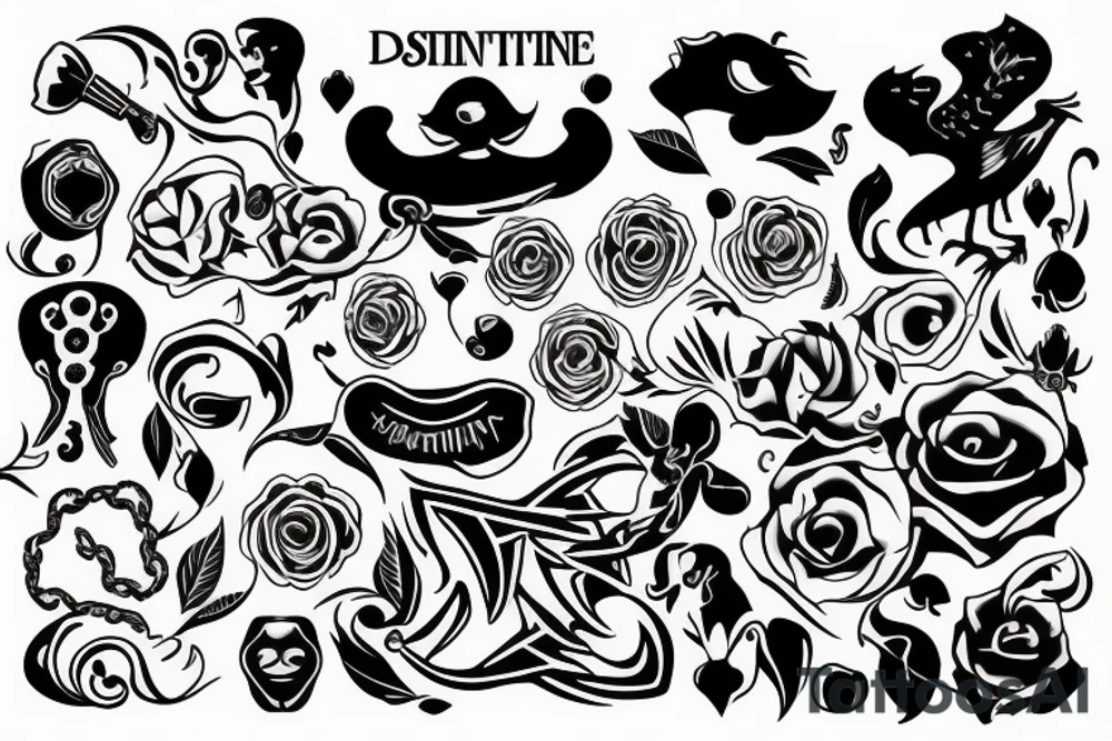 Discipline and emotional control tattoo idea