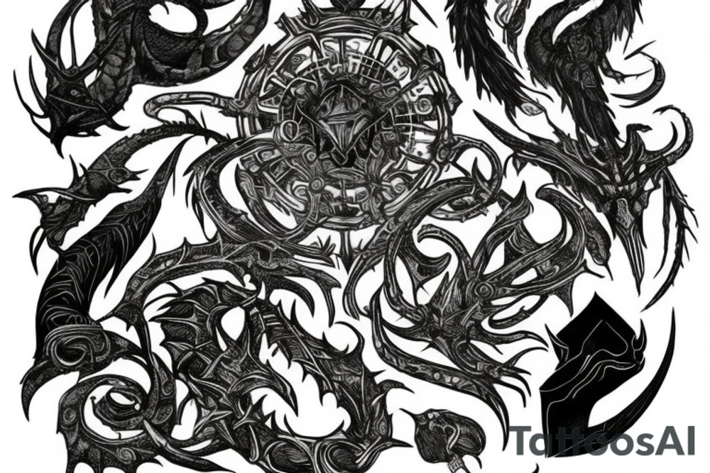 "Hermaeus Mora" Skyrim tattoo idea