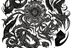 "Hermaeus Mora" Skyrim tattoo idea