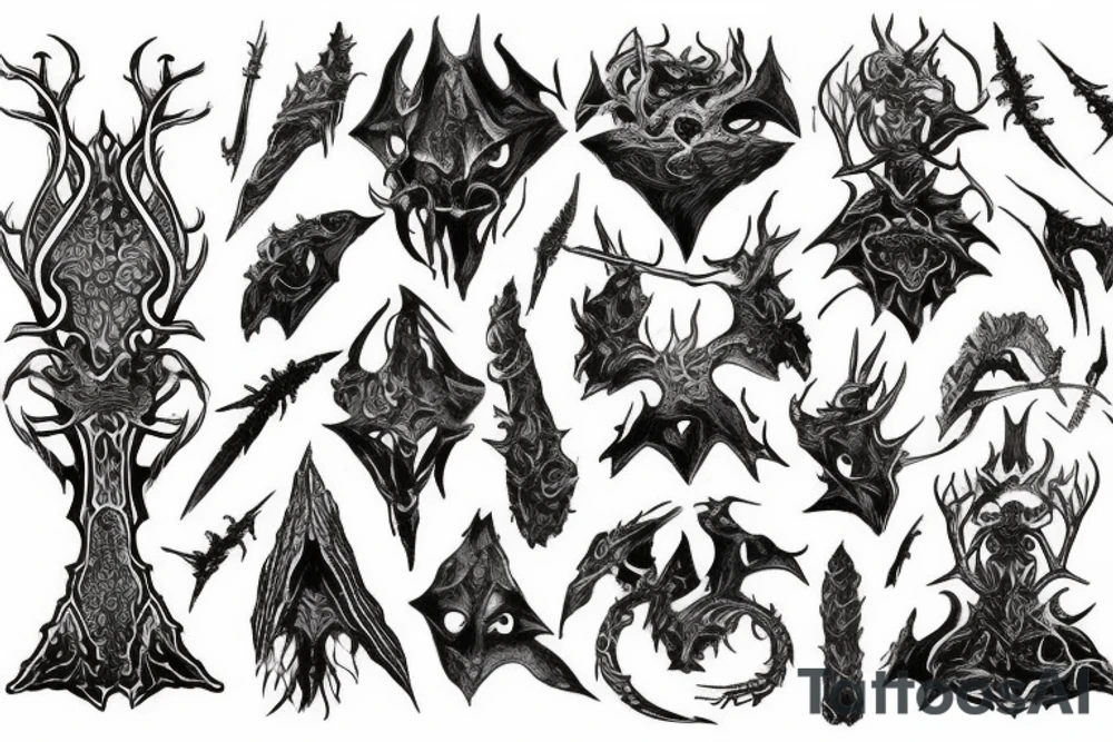 "Hermaeus Mora" Skyrim tattoo idea