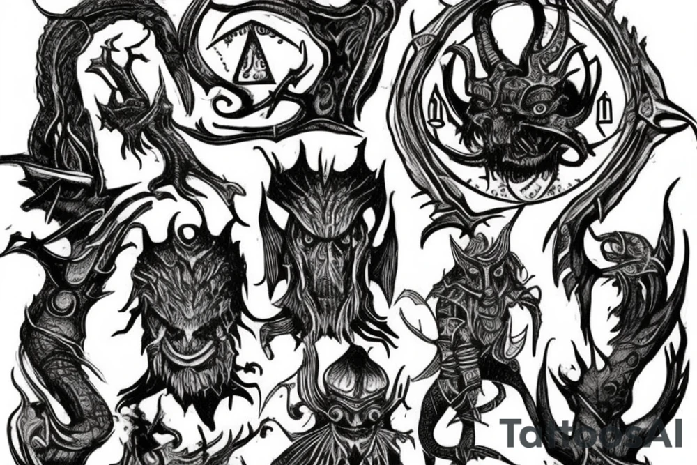 "Hermaeus Mora" Skyrim tattoo idea