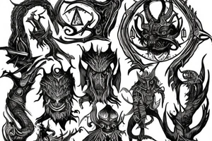 "Hermaeus Mora" Skyrim tattoo idea