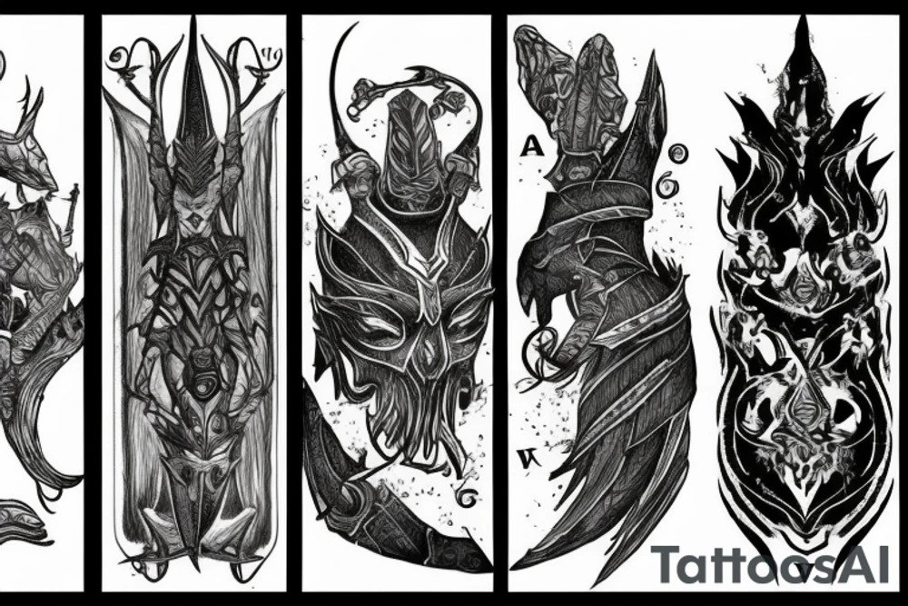 Skyrim tattoo idea