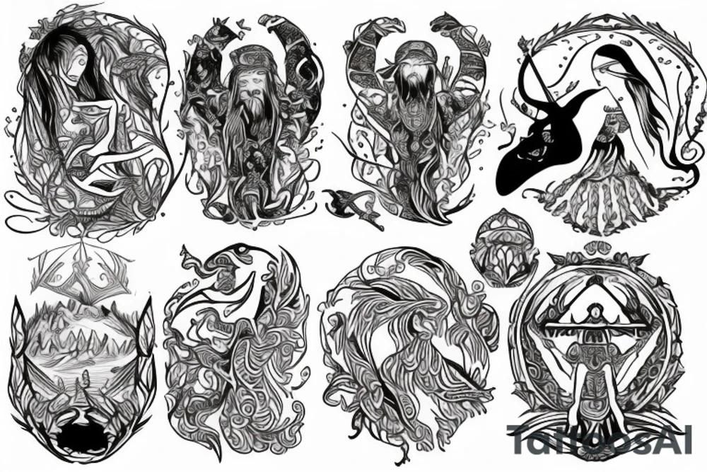 slavic mythology tattoo idea