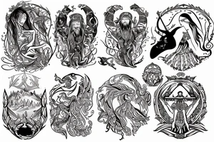 slavic mythology tattoo idea