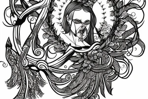 slavic mythology figure tattoo idea