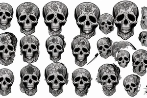 slavic mythology figure death without skull tattoo idea