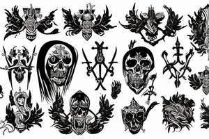 slavic mythology figure death tattoo idea