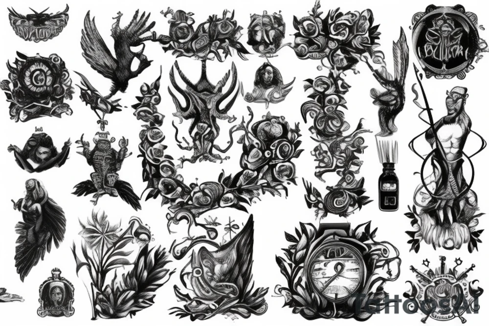 slavic bible tattoo idea