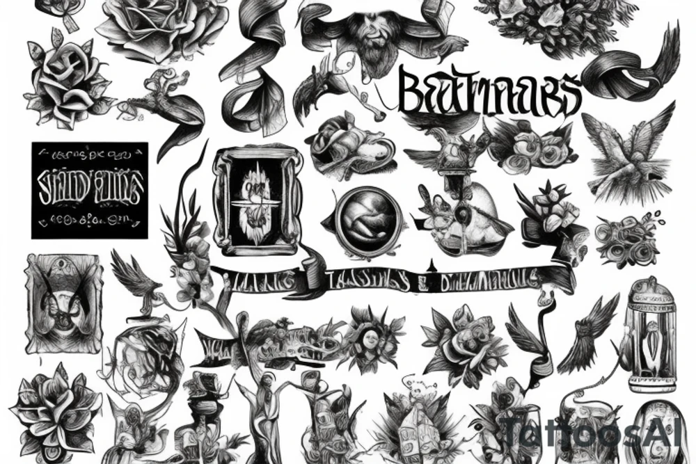 bible scenarios tattoo idea