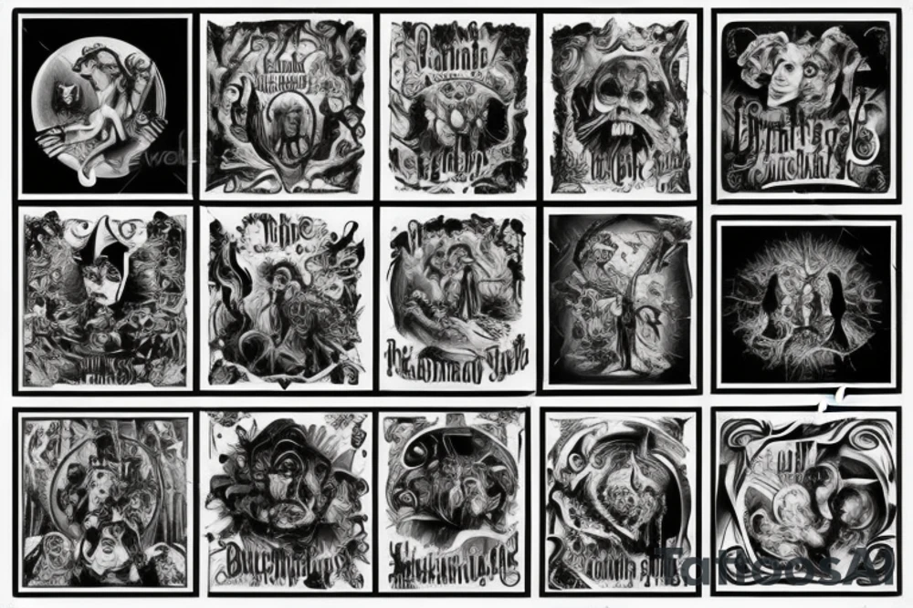 bible scenarios tattoo idea