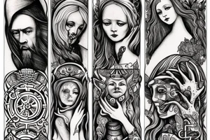slavic mythology figure tattoo idea
