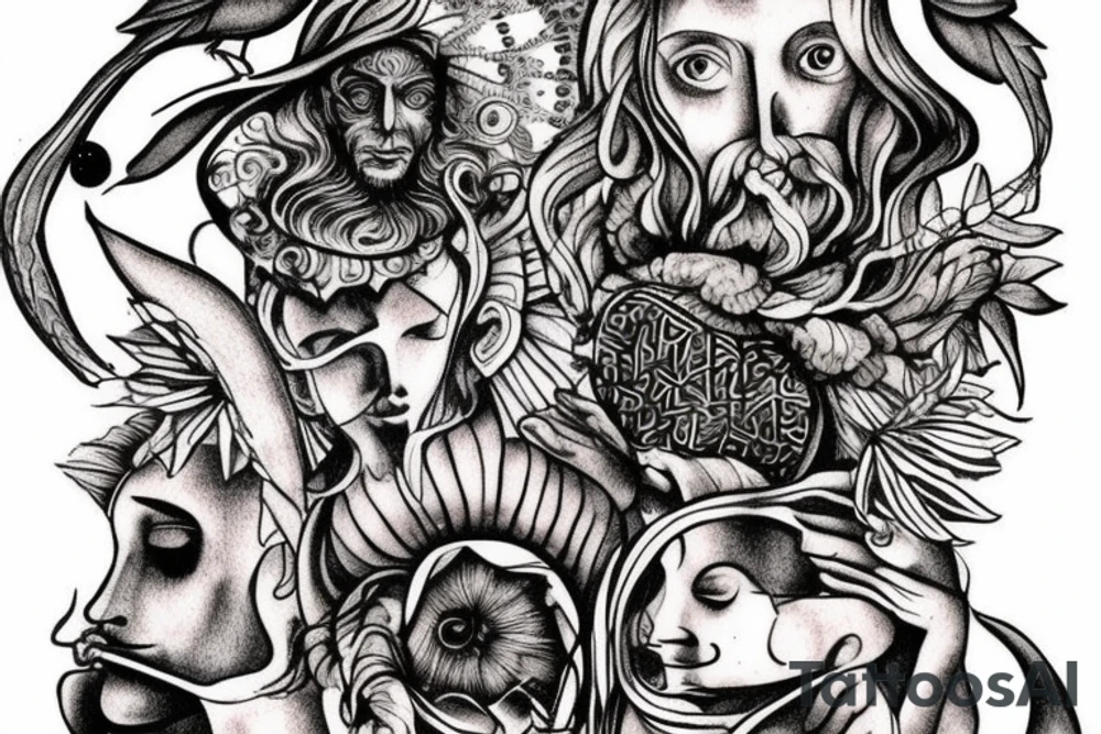 slavic mythology figure tattoo idea