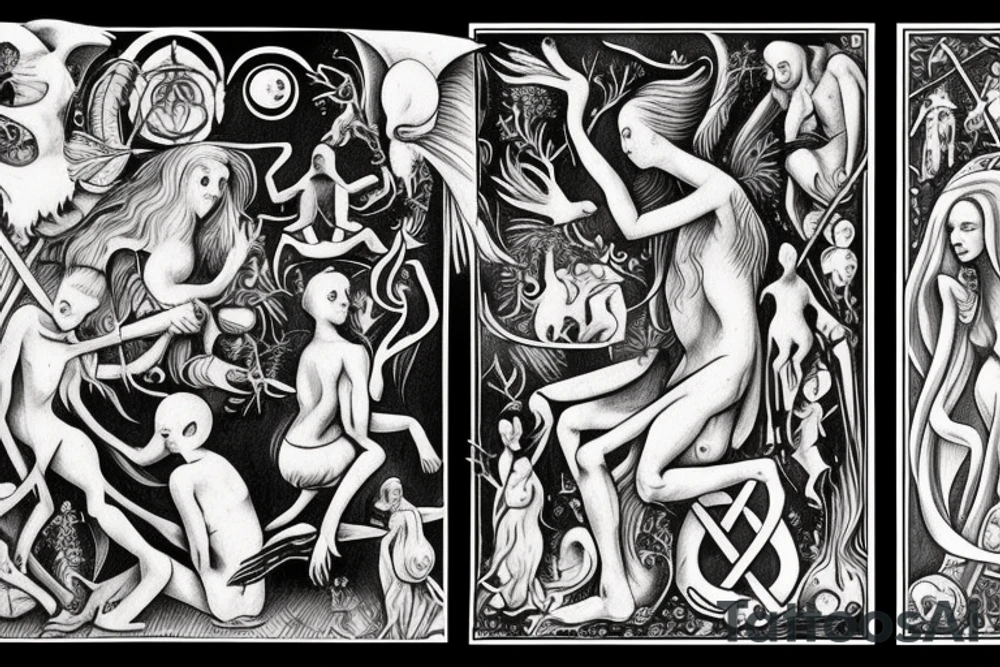slavic mythology figure tattoo idea