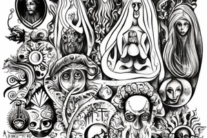 slavic mythology figure tattoo idea