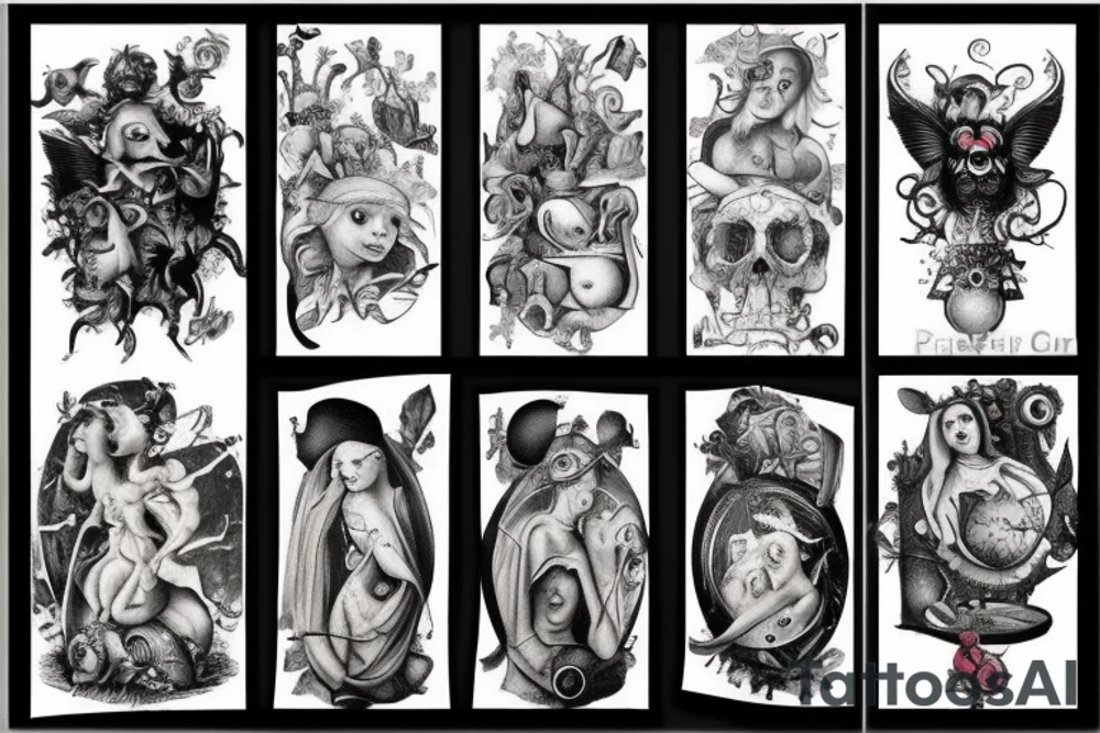painting tattoo idea