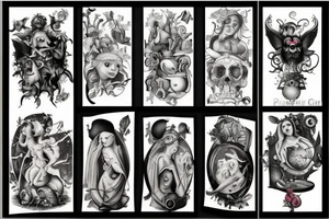 painting tattoo idea