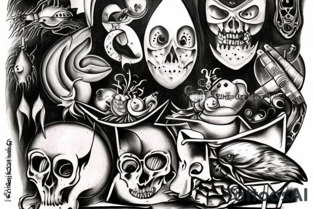 painting tattoo idea