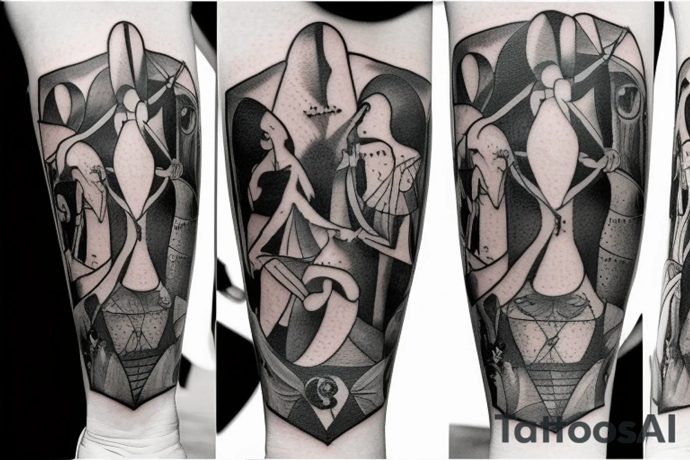 painting tattoo idea