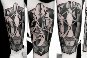 painting tattoo idea