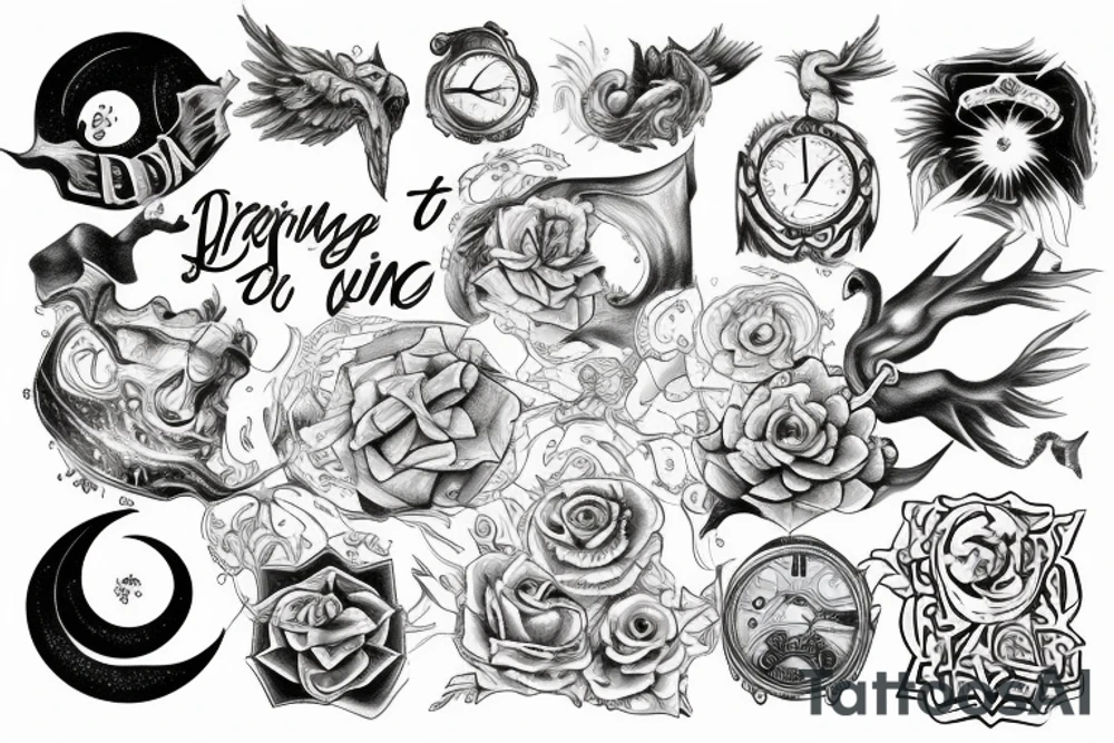The beginning of time to now tattoo idea