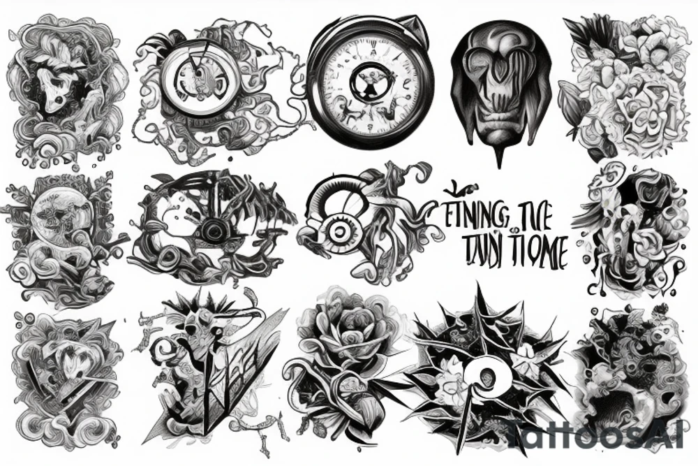 The beginning of time to now tattoo idea
