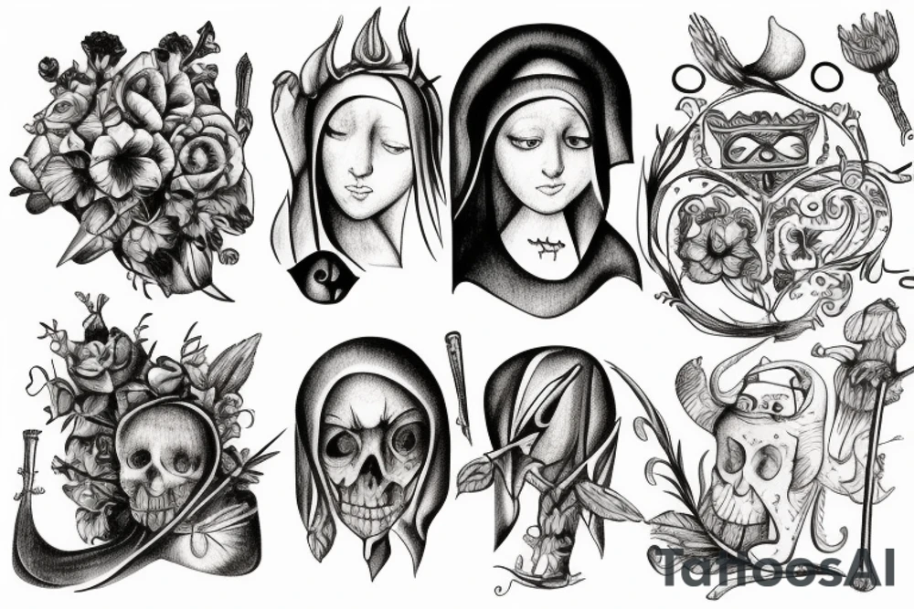 woman tattoo idea