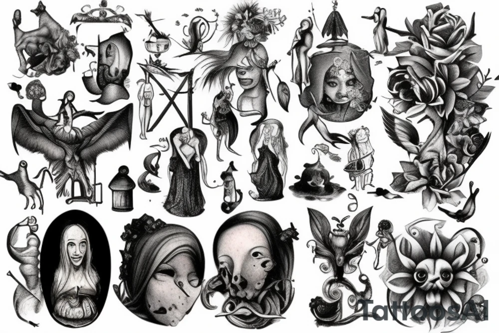 woman tattoo idea