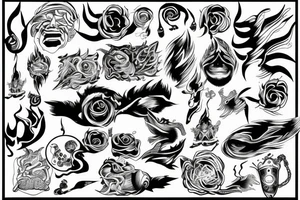 fool and lightning tattoo idea