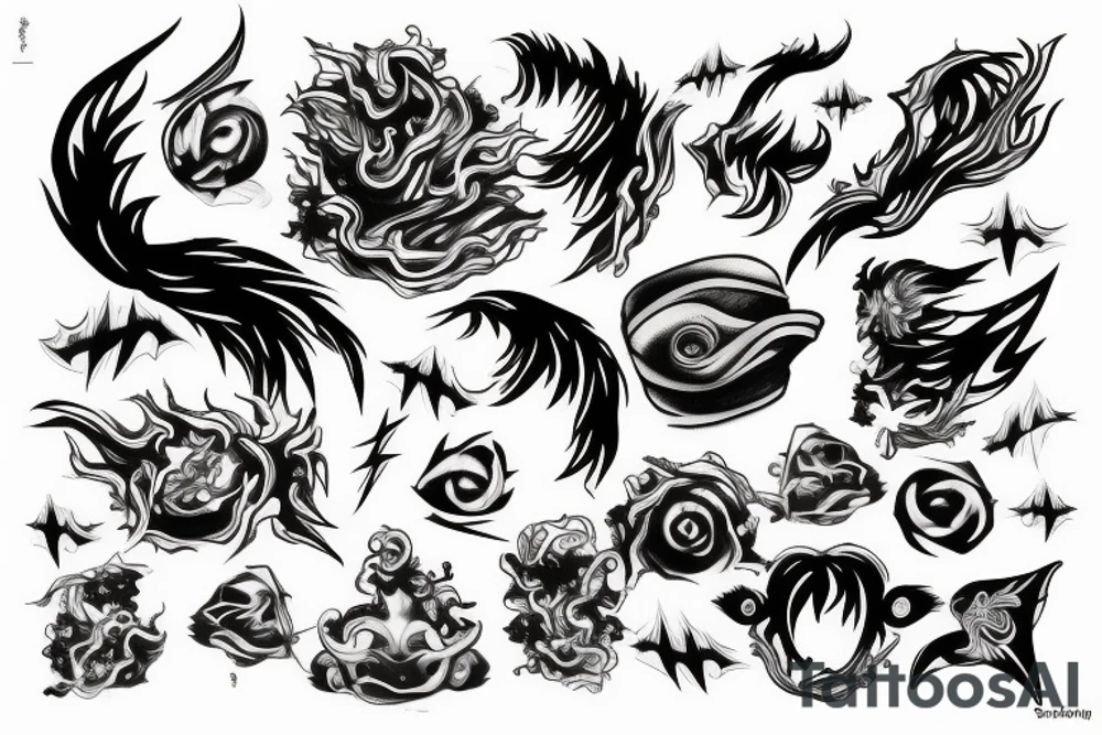 fool and lightning tattoo idea