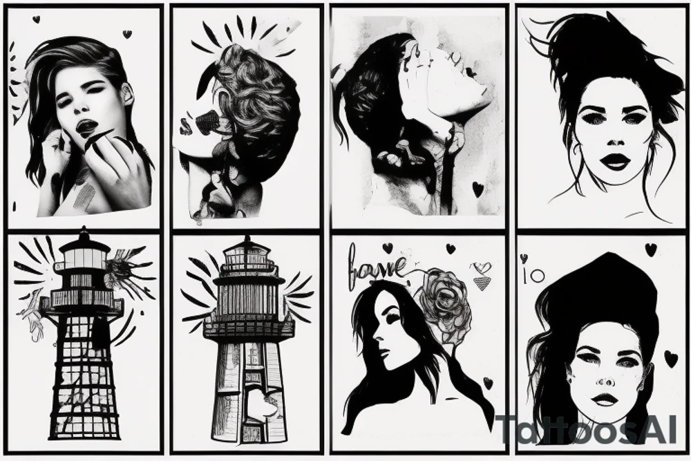 Halsey  
If I can’t have love I want power
the tradition 
lighthouse 
losing you is easier than lying to myself tattoo idea