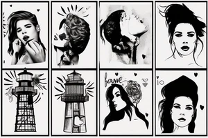 Halsey  
If I can’t have love I want power
the tradition 
lighthouse 
losing you is easier than lying to myself tattoo idea