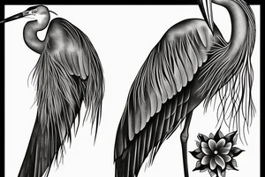 Great Blue Heron tattoo idea