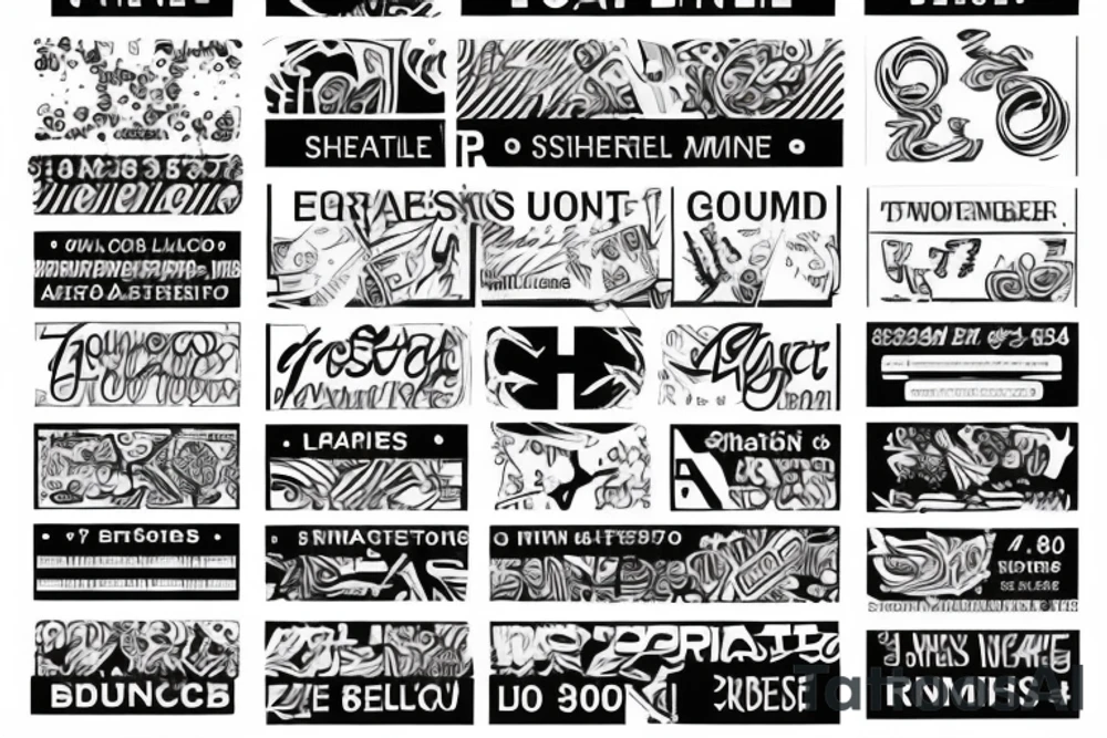 toxic word under barcode tattoo idea