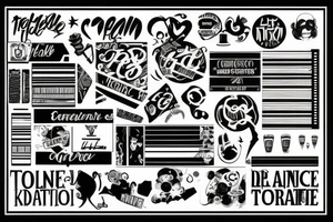 word toxic under barcode tattoo idea