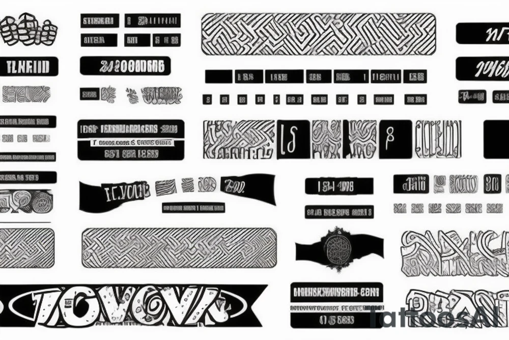 word toxic under barcode with numbers tattoo idea