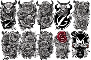 Day trading.  Bulls vs bears tattoo idea