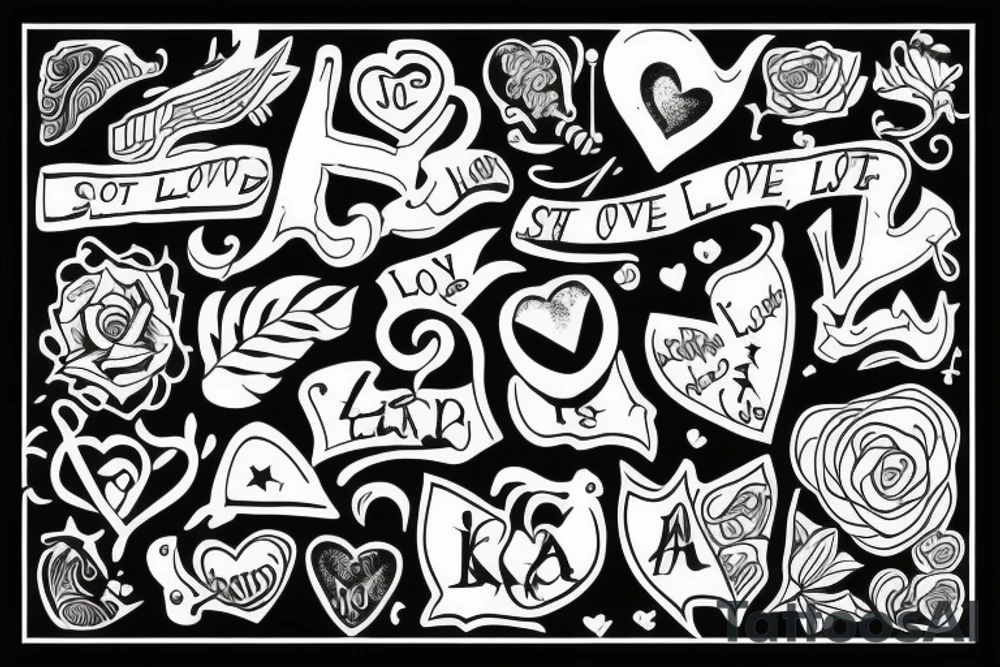 Lost love tattoo idea