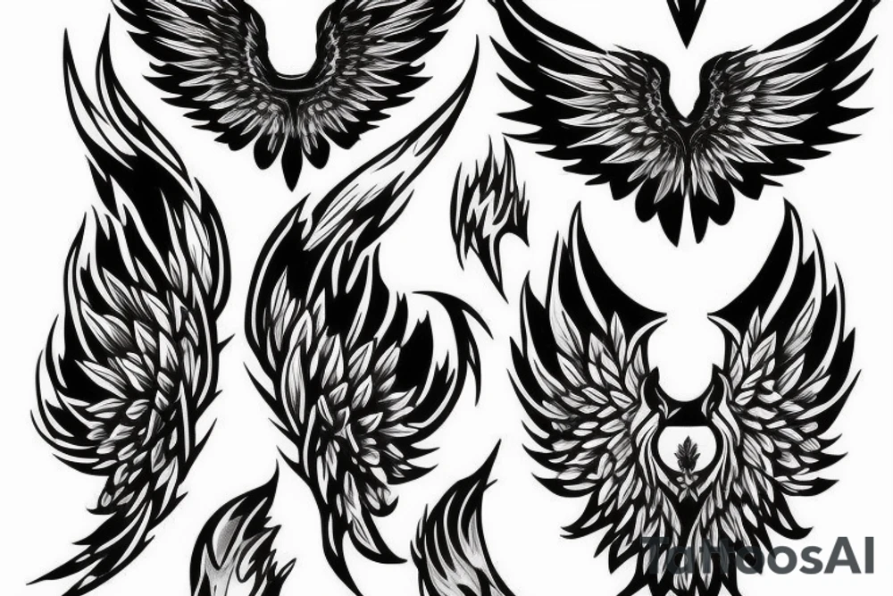 lightning strike blending with angel wings tattoo idea lightning strike blending with angel wings tattoo idea