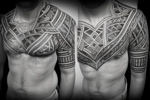 roman, phoenician tribal tattoo idea