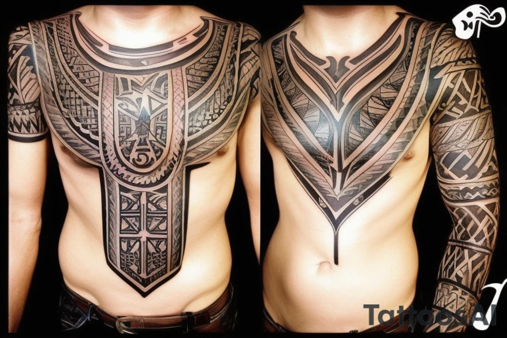 roman, phoenician tribal tattoo idea