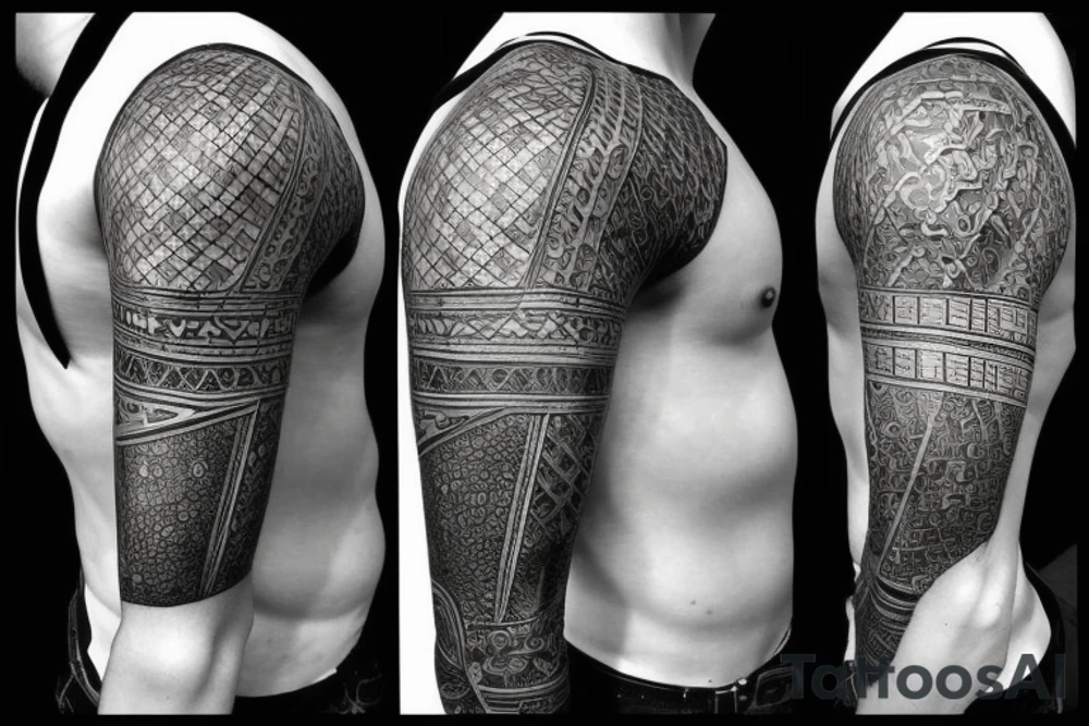 roman, Phoenician warrior patterns tattoo idea