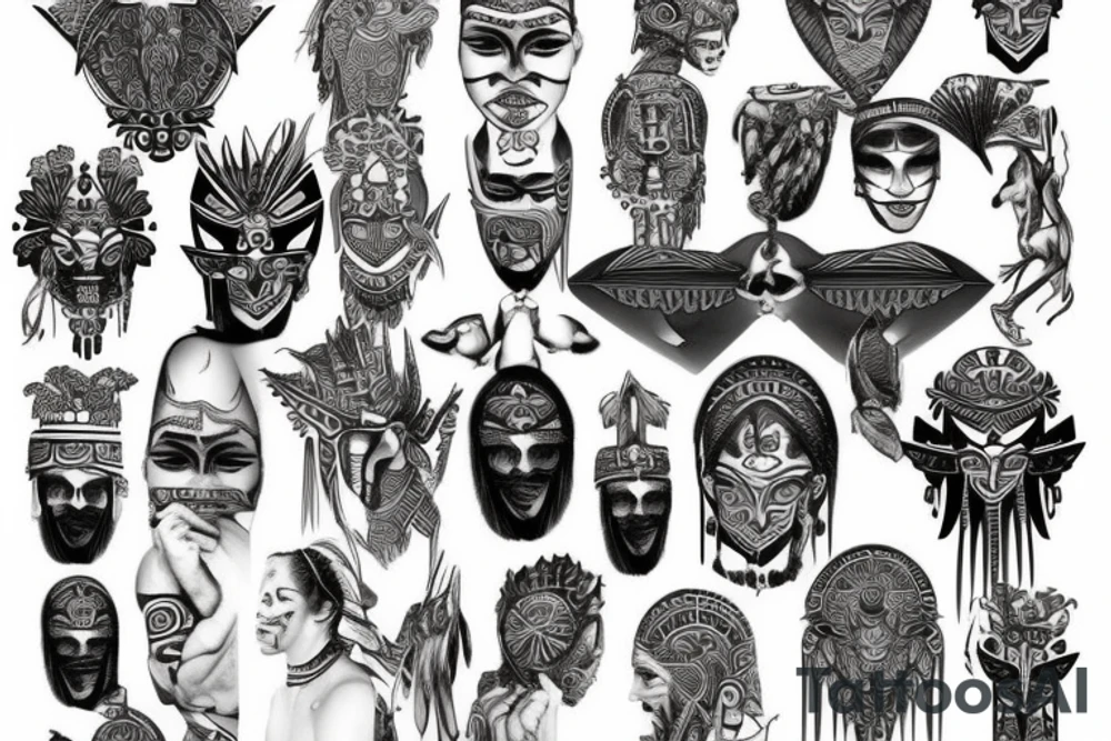 tribal, Phoenician, tattoo idea