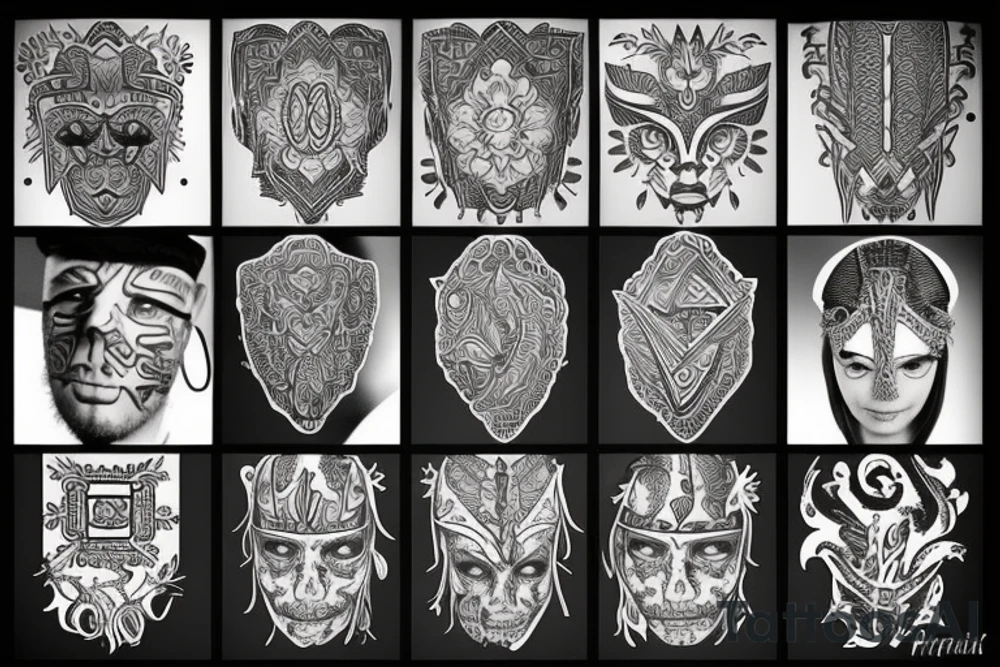 tribal, Phoenician, tattoo idea