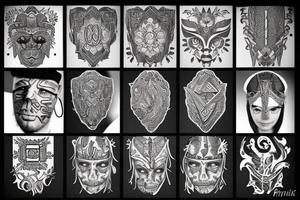 tribal, Phoenician, tattoo idea