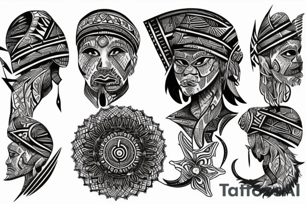 tribal, Phoenician tattoo idea